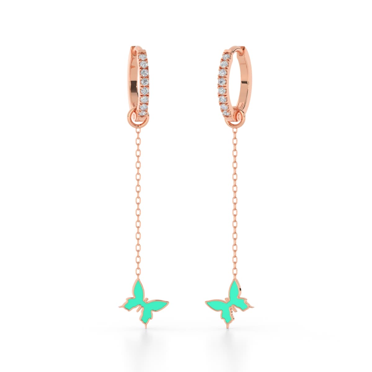 Mariposa Diamond Sui Dhaga Earrings
