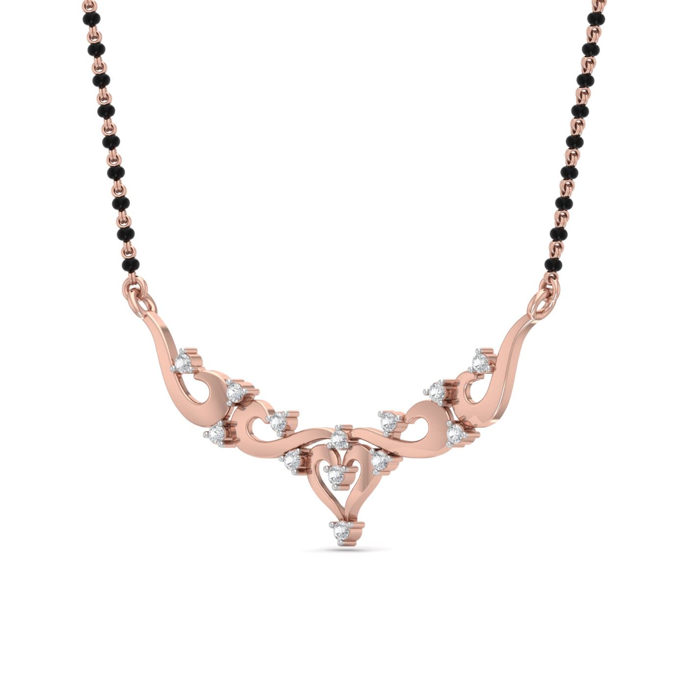 Akshara Diamond Gold Mangalsutra