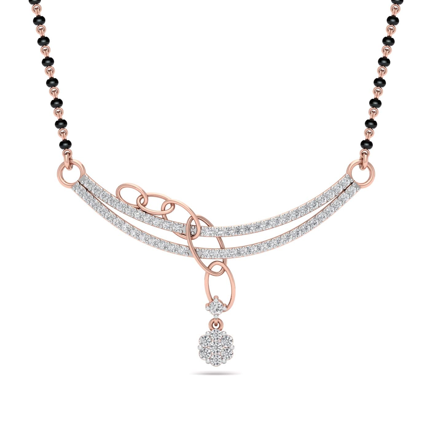 Pallavi Fleur Diamond Mangalsutra