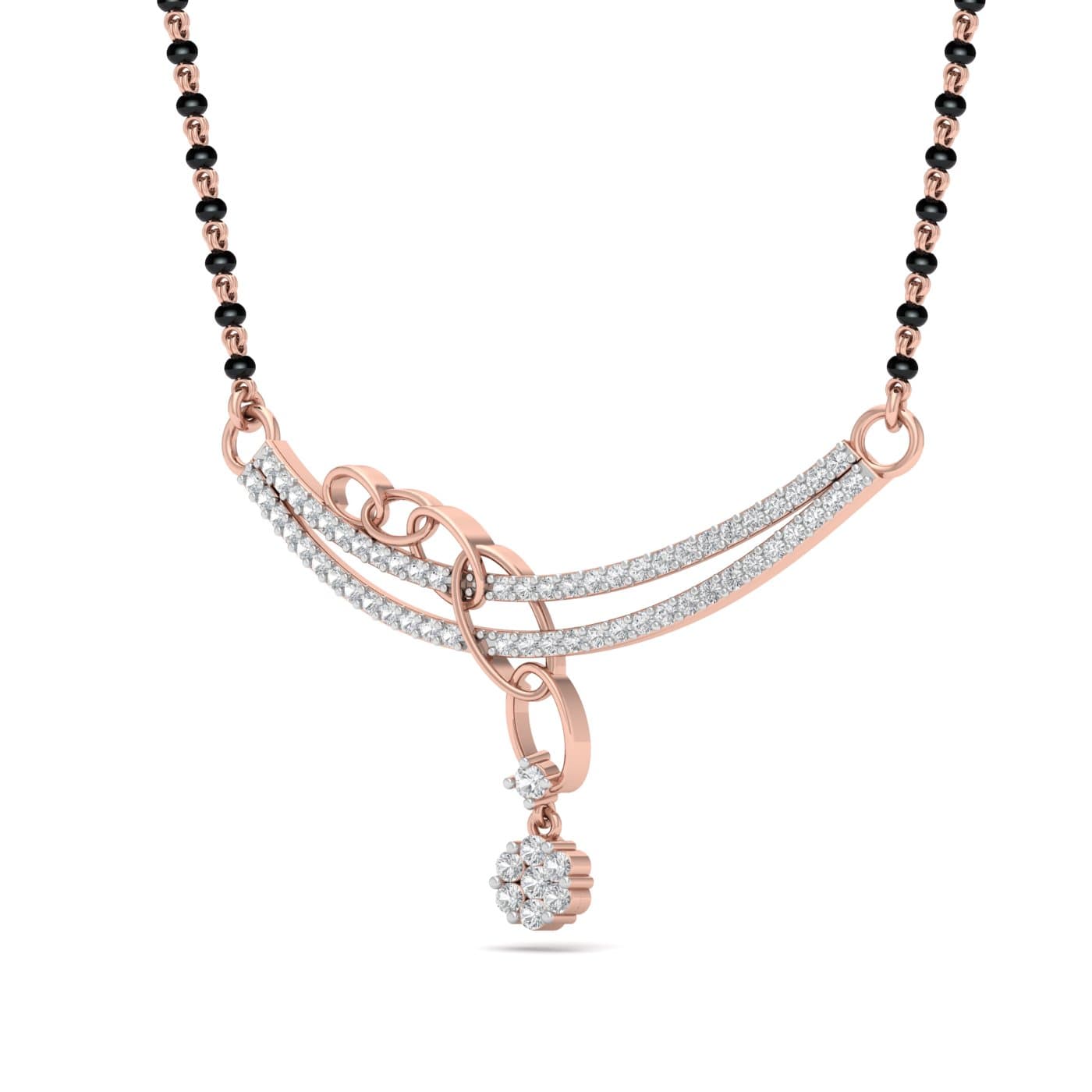 Pallavi Fleur Diamond Mangalsutra