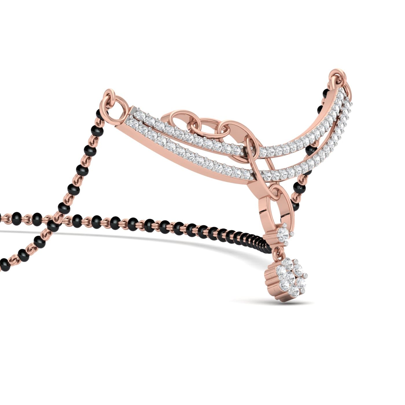 Pallavi Fleur Diamond Mangalsutra