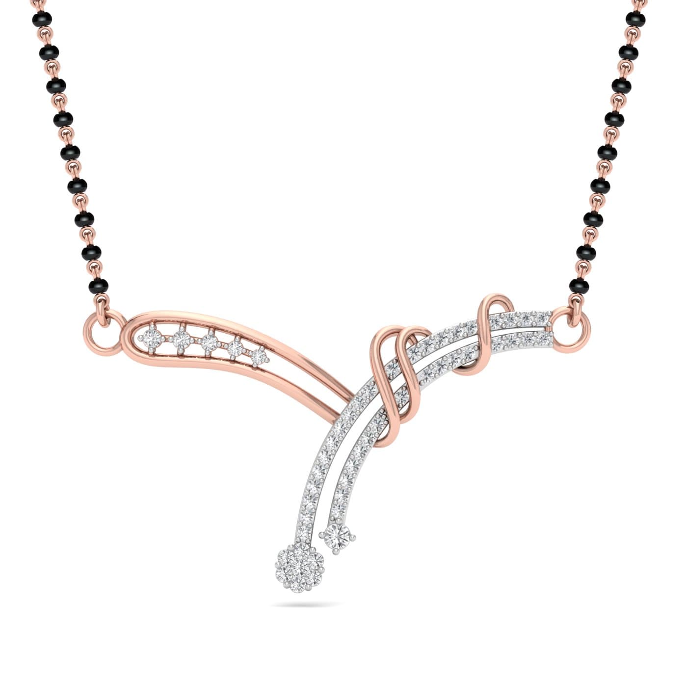 Lightweight Daily Wear Diamond Mangalsutra