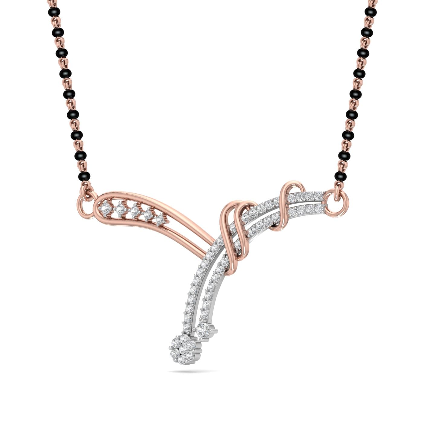 Lightweight Daily Wear Diamond Mangalsutra
