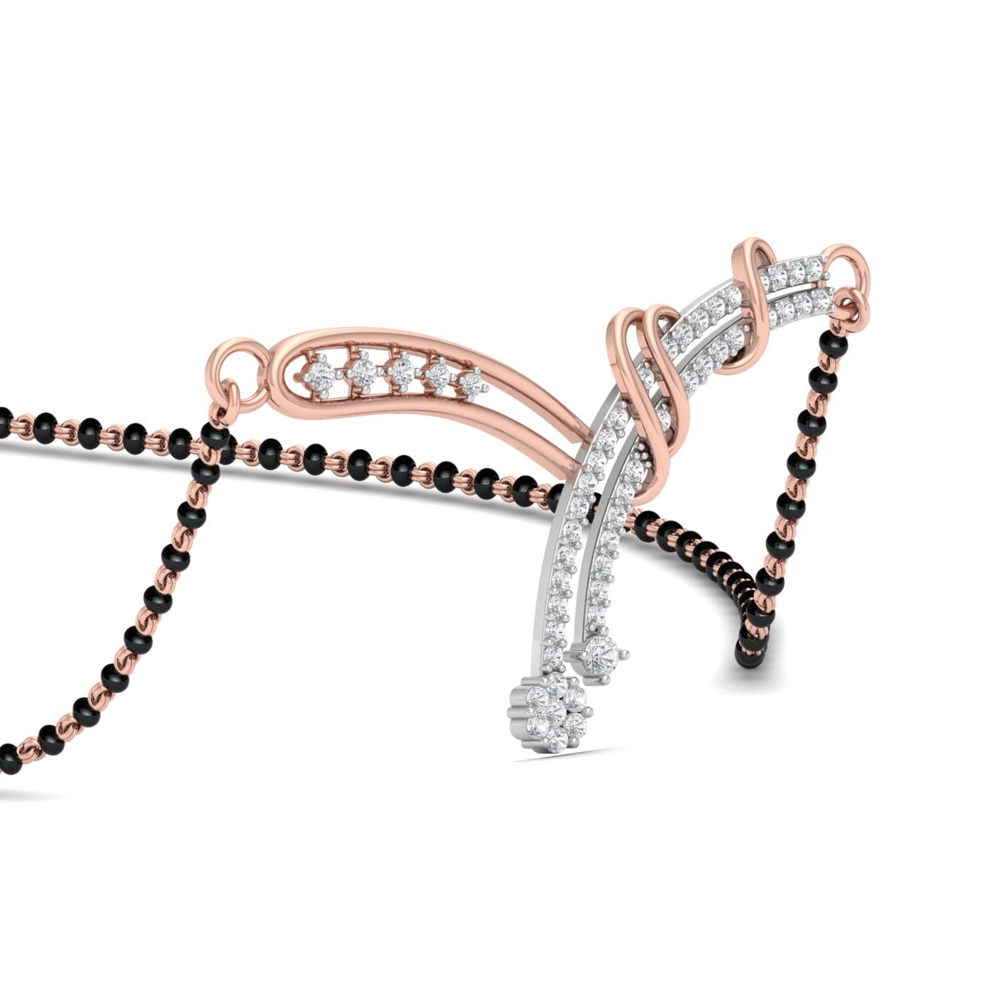 Lightweight Daily Wear Diamond Mangalsutra