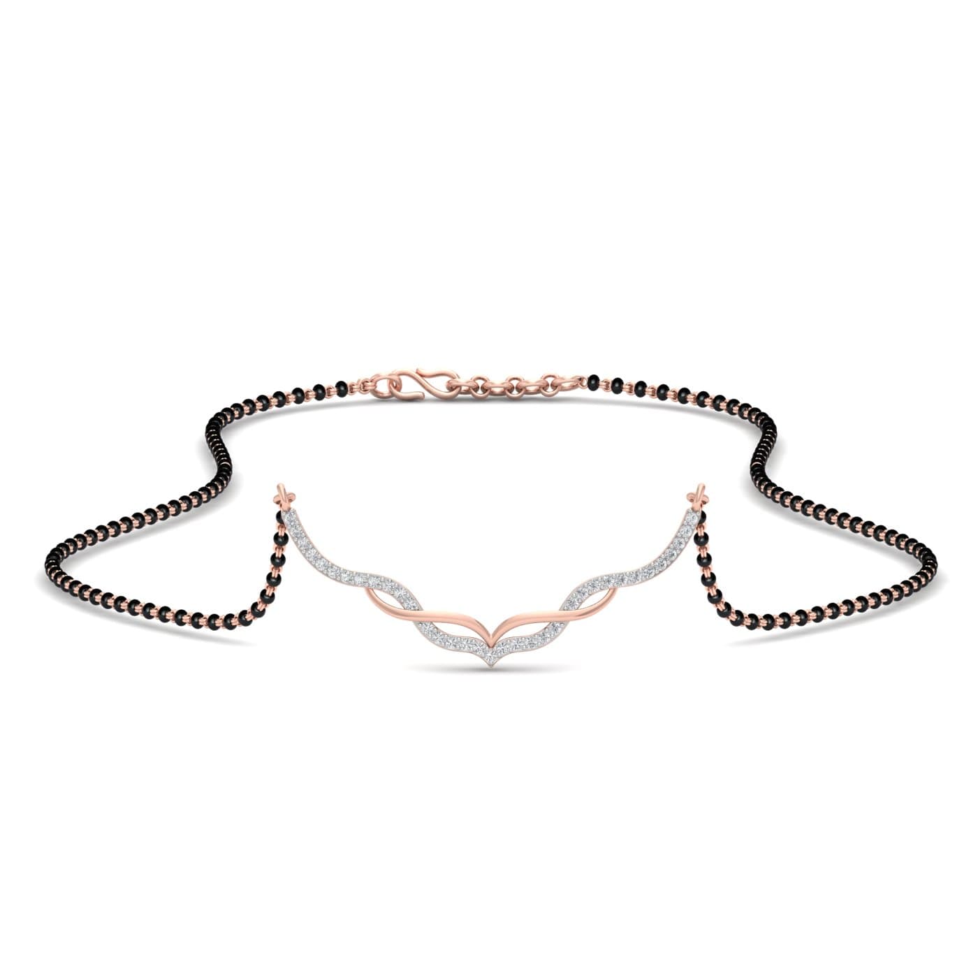Vasatika Light Weight Diamond Mangalsutra