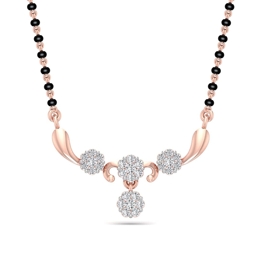 Preeta Cluster Diamond Mangalsutra