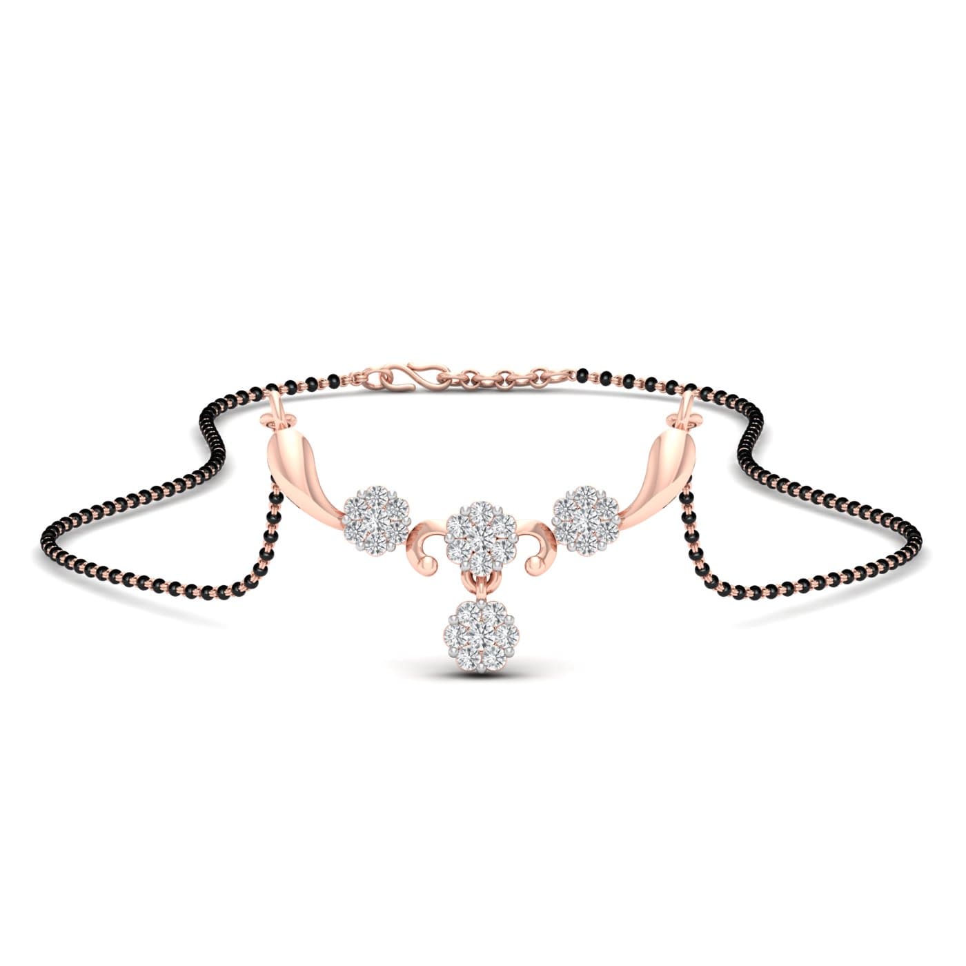 Preeta Cluster Diamond Mangalsutra