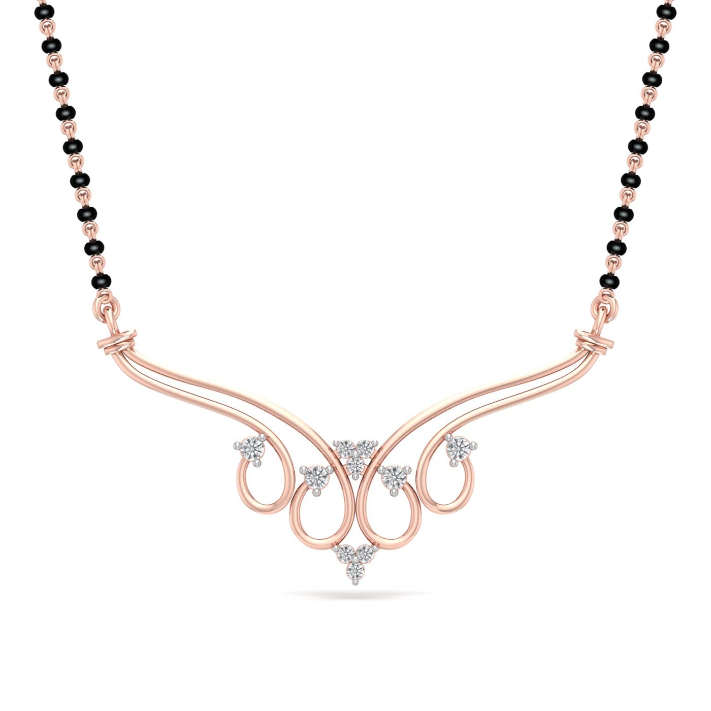 Jagvi Lightweight Diamond Mangalsutra
