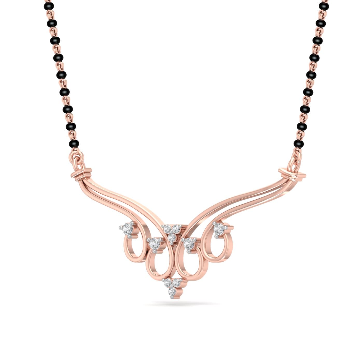 Jagvi Lightweight Diamond Mangalsutra