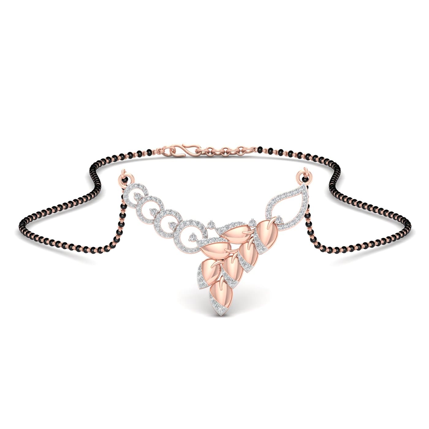 Petals Style Diamond Mangalsutra