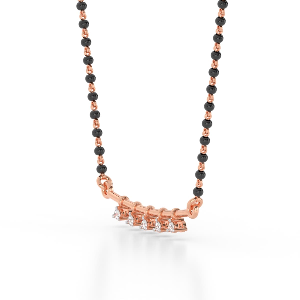 Little Efforts Charm Diamond Mangalsutra