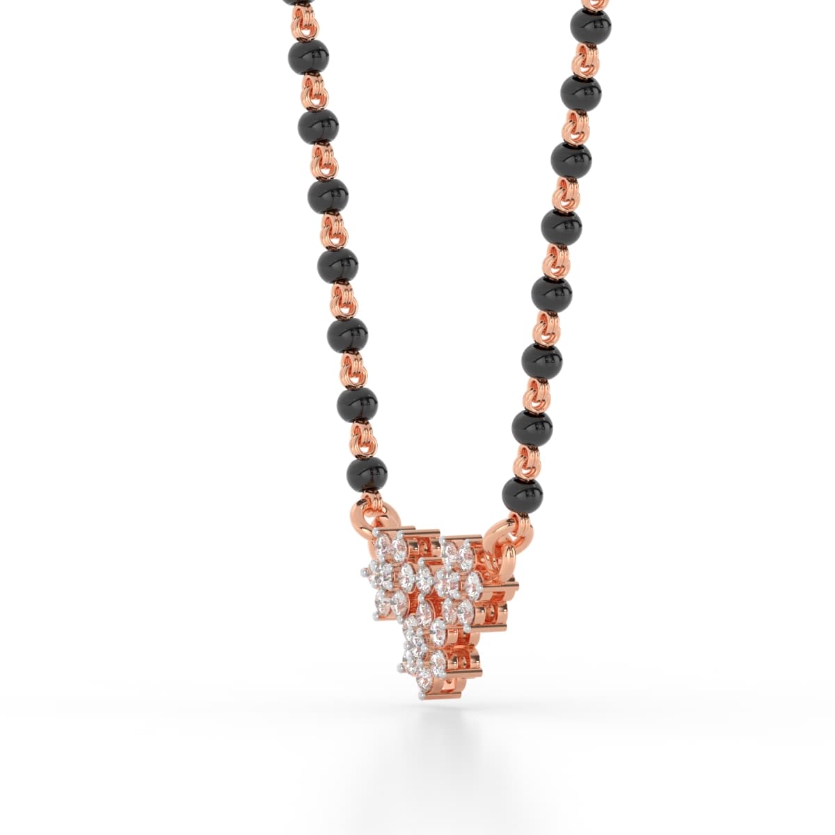 Clustered Together Diamond Mangalsutra