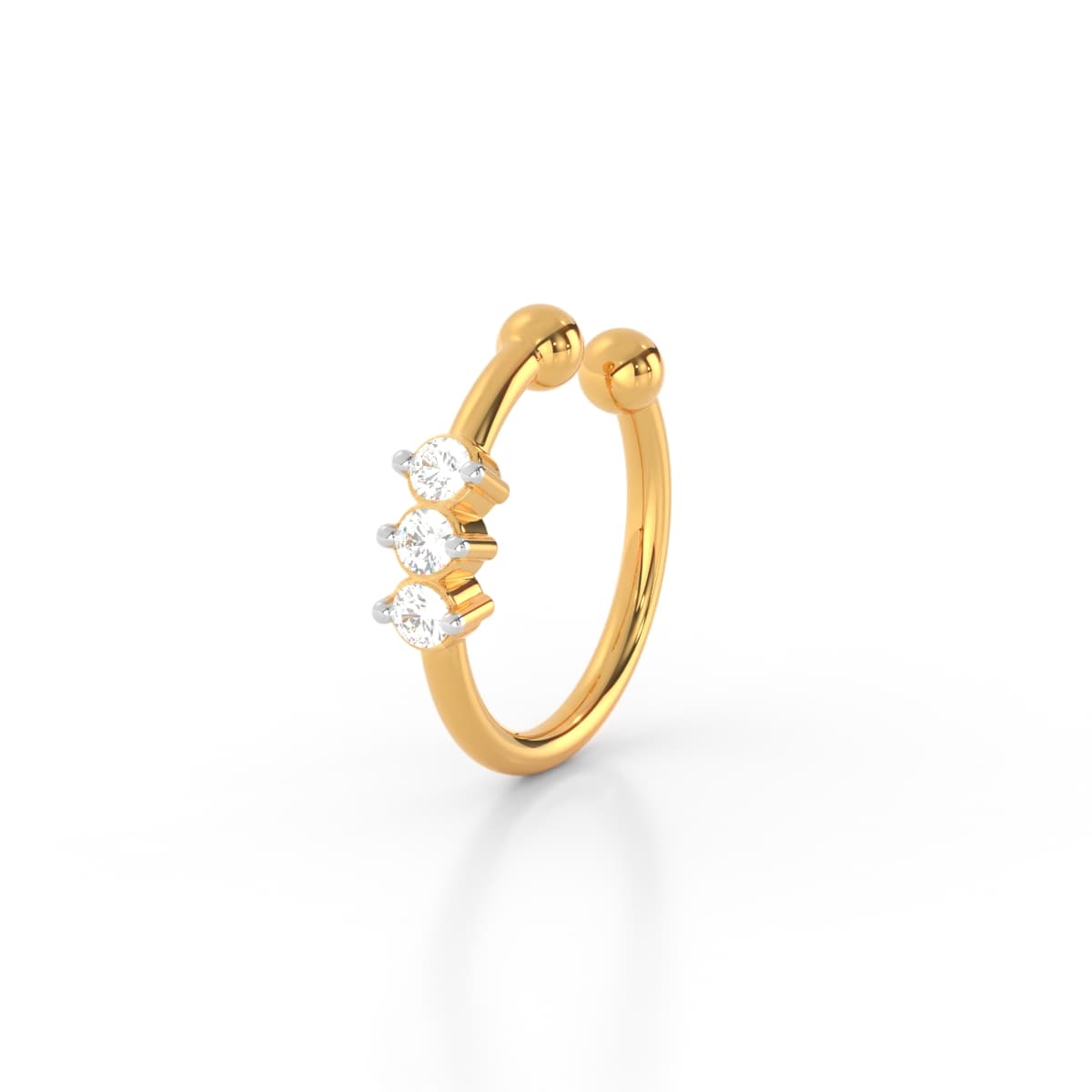 Princeza Diamond Nose Ring
