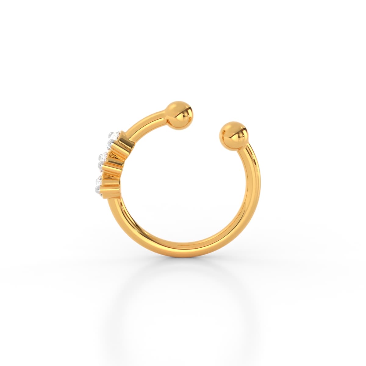 Princeza Diamond Nose Ring