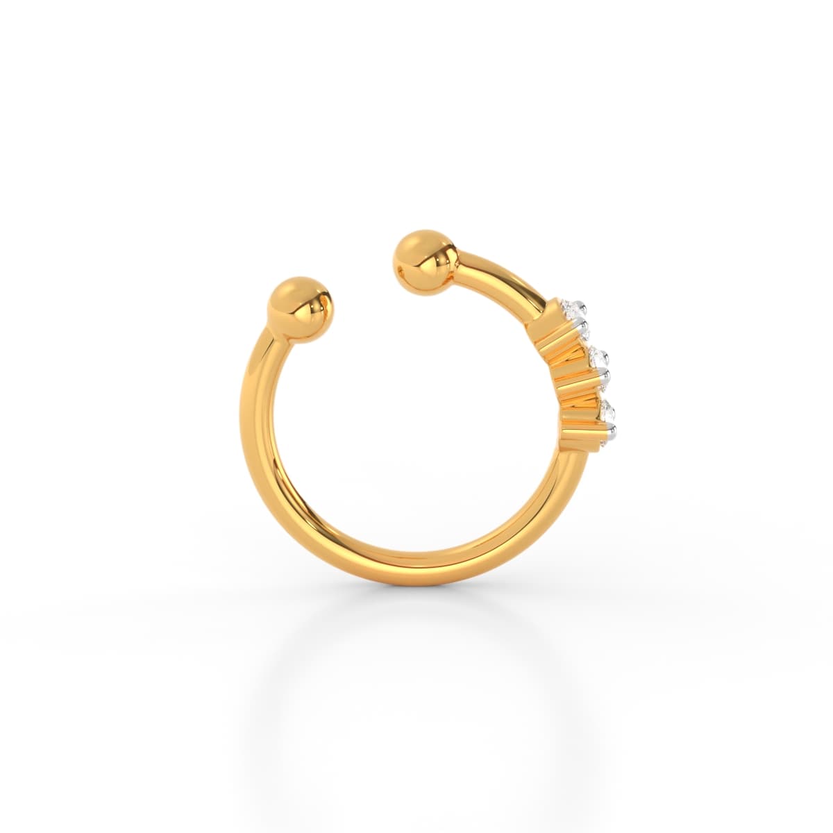 Princeza Diamond Nose Ring