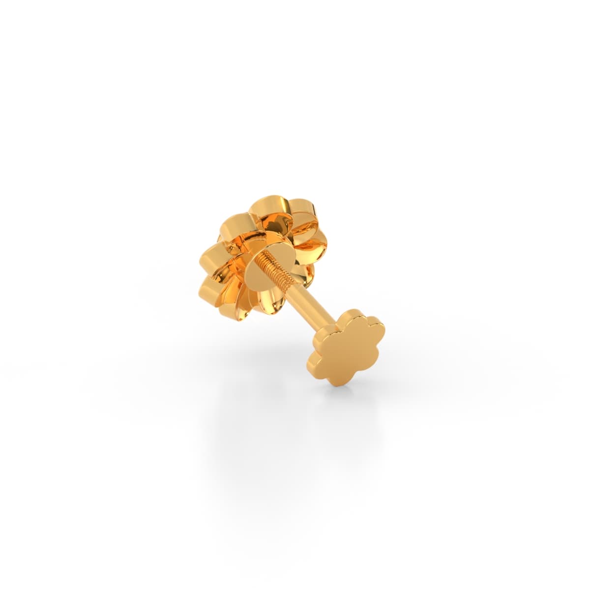 Bloom Flower Diamond Nosepin