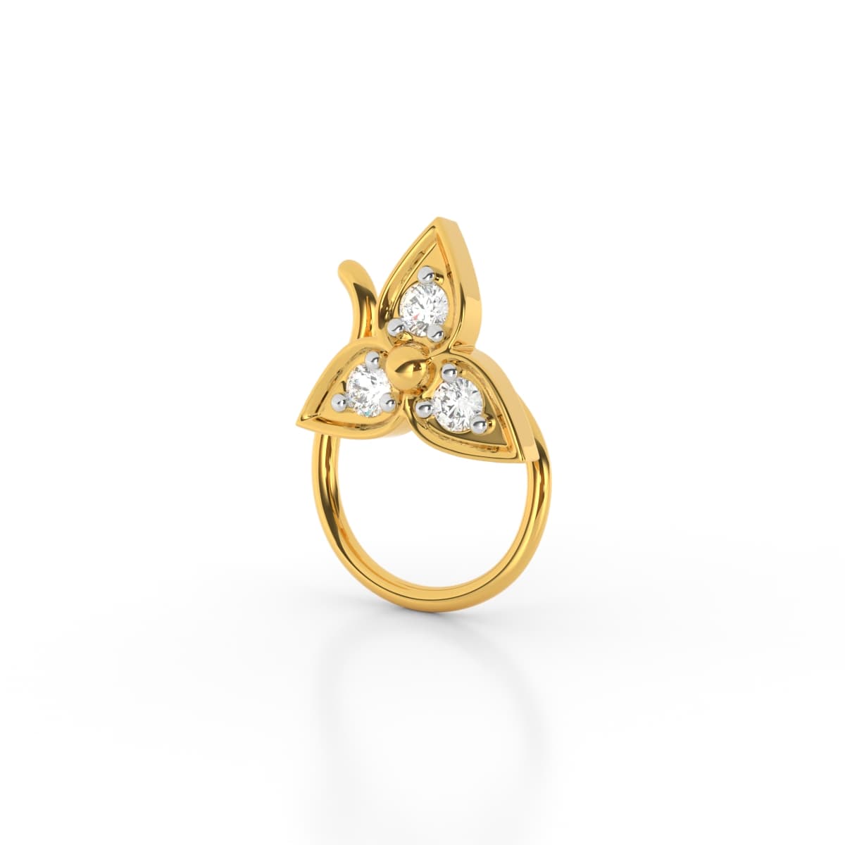 Daksha Petal Diamond Nosepin