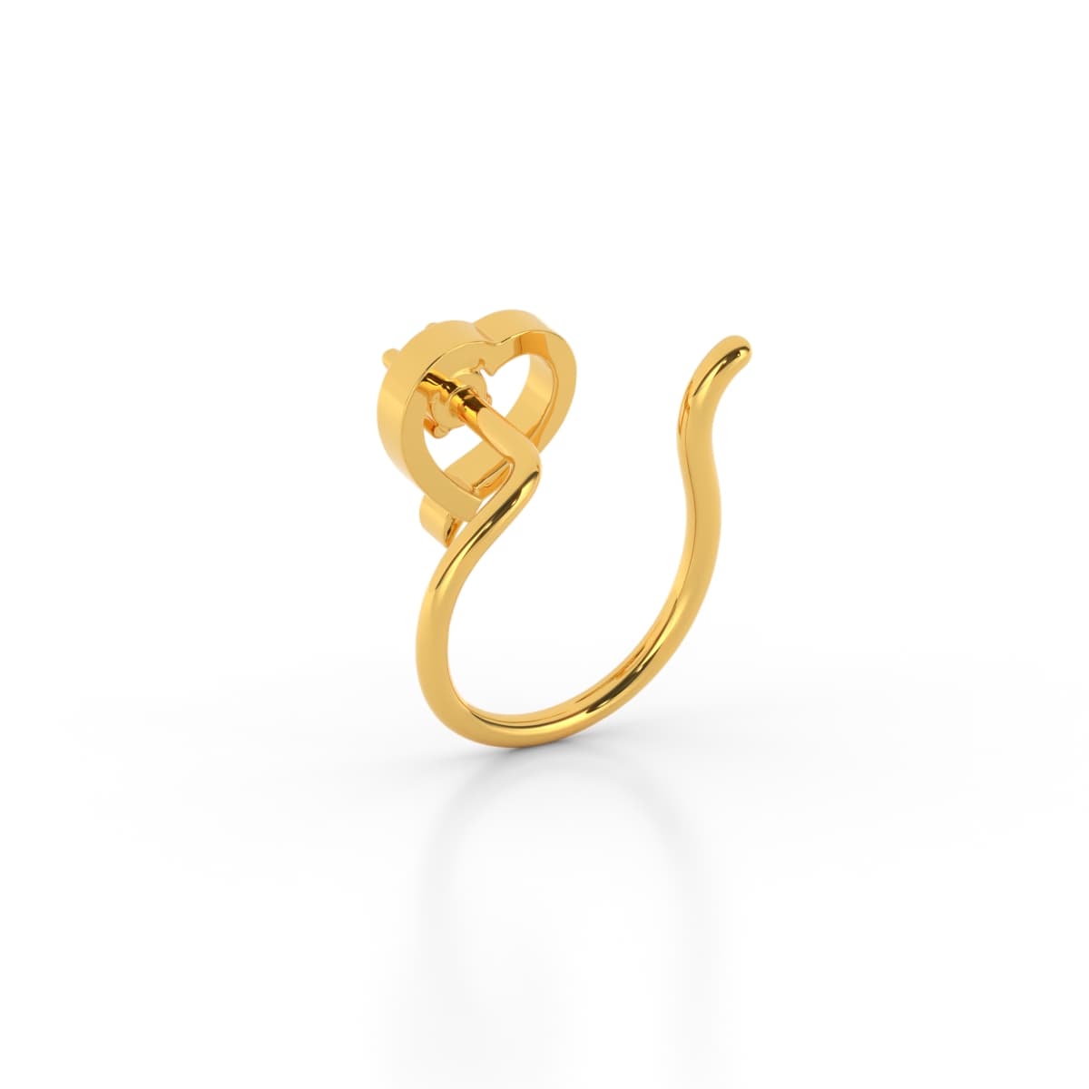 Niharika Heart Diamond Nosepin