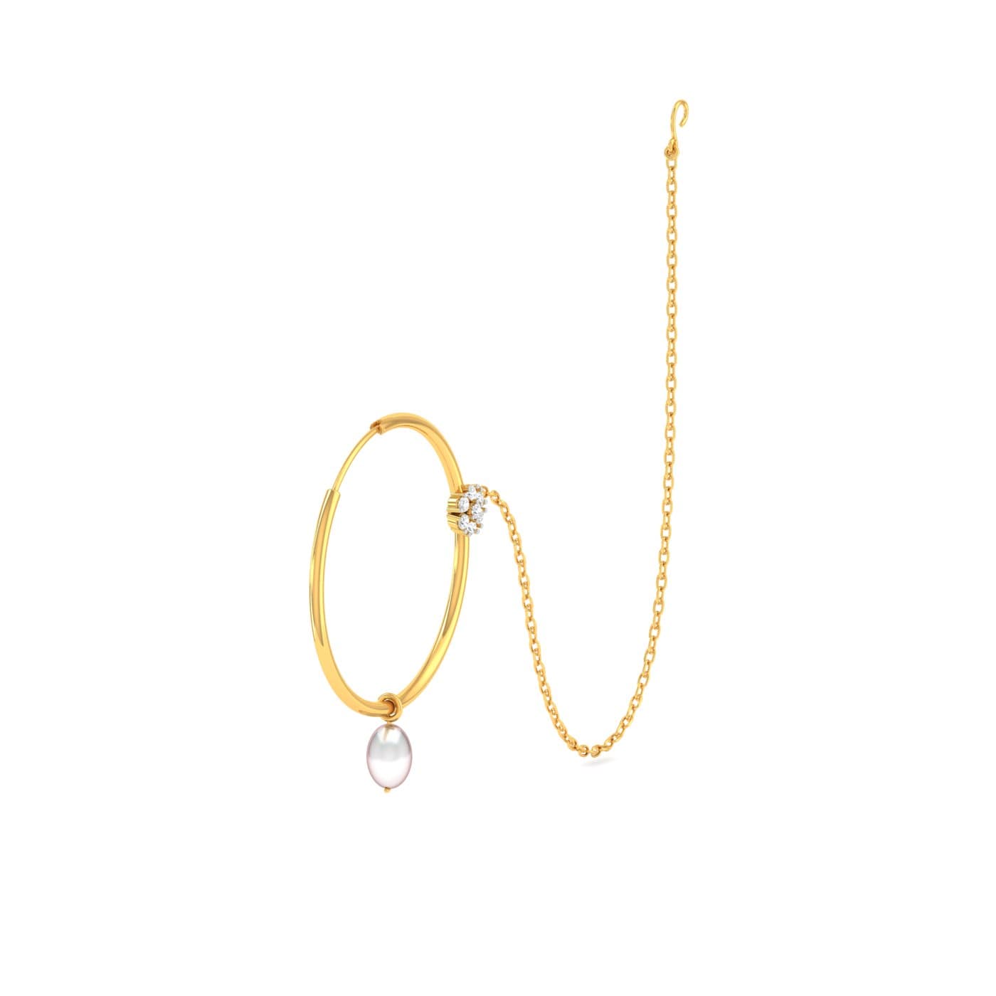 Rimjhim Gold Nose Rings