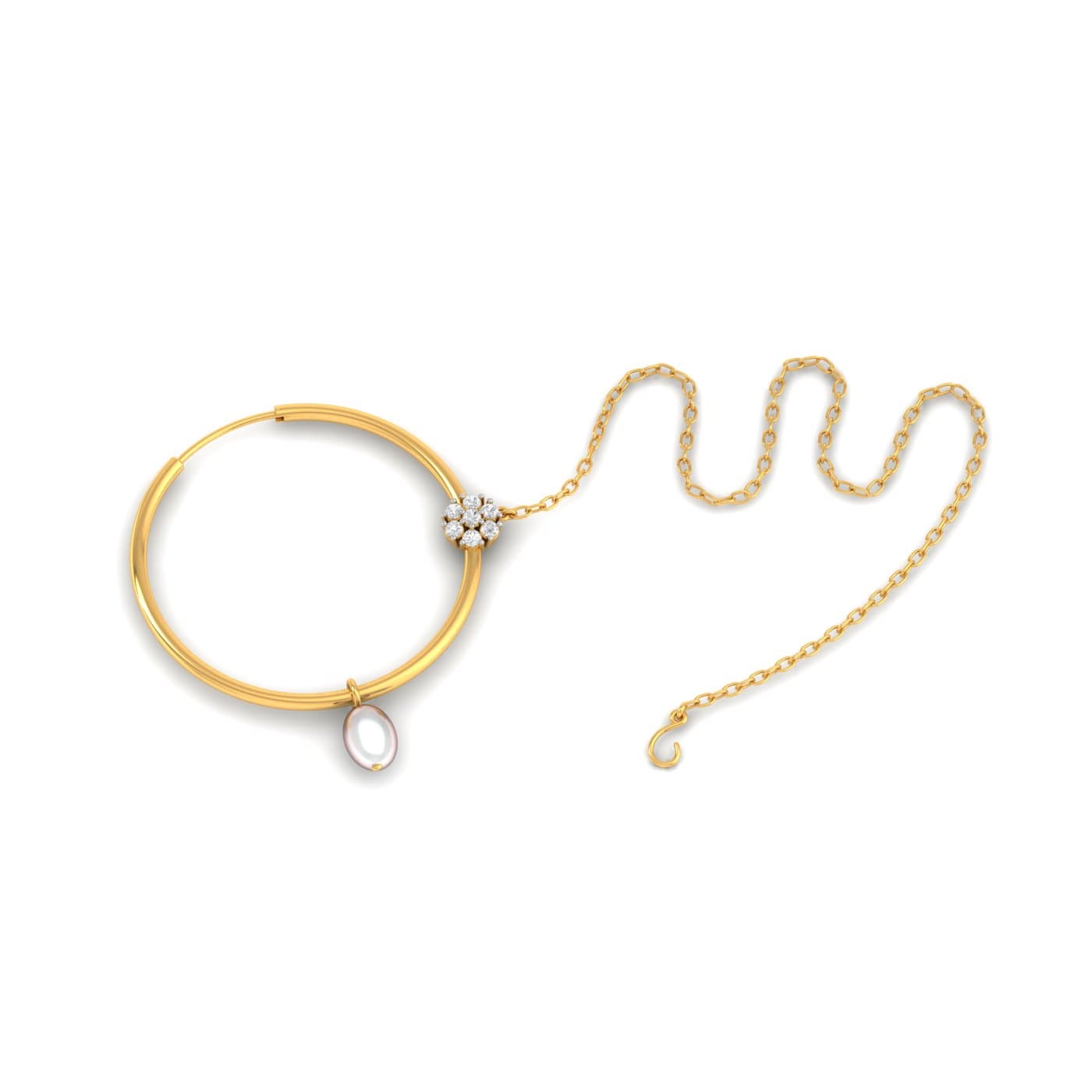 Rimjhim Gold Nose Rings