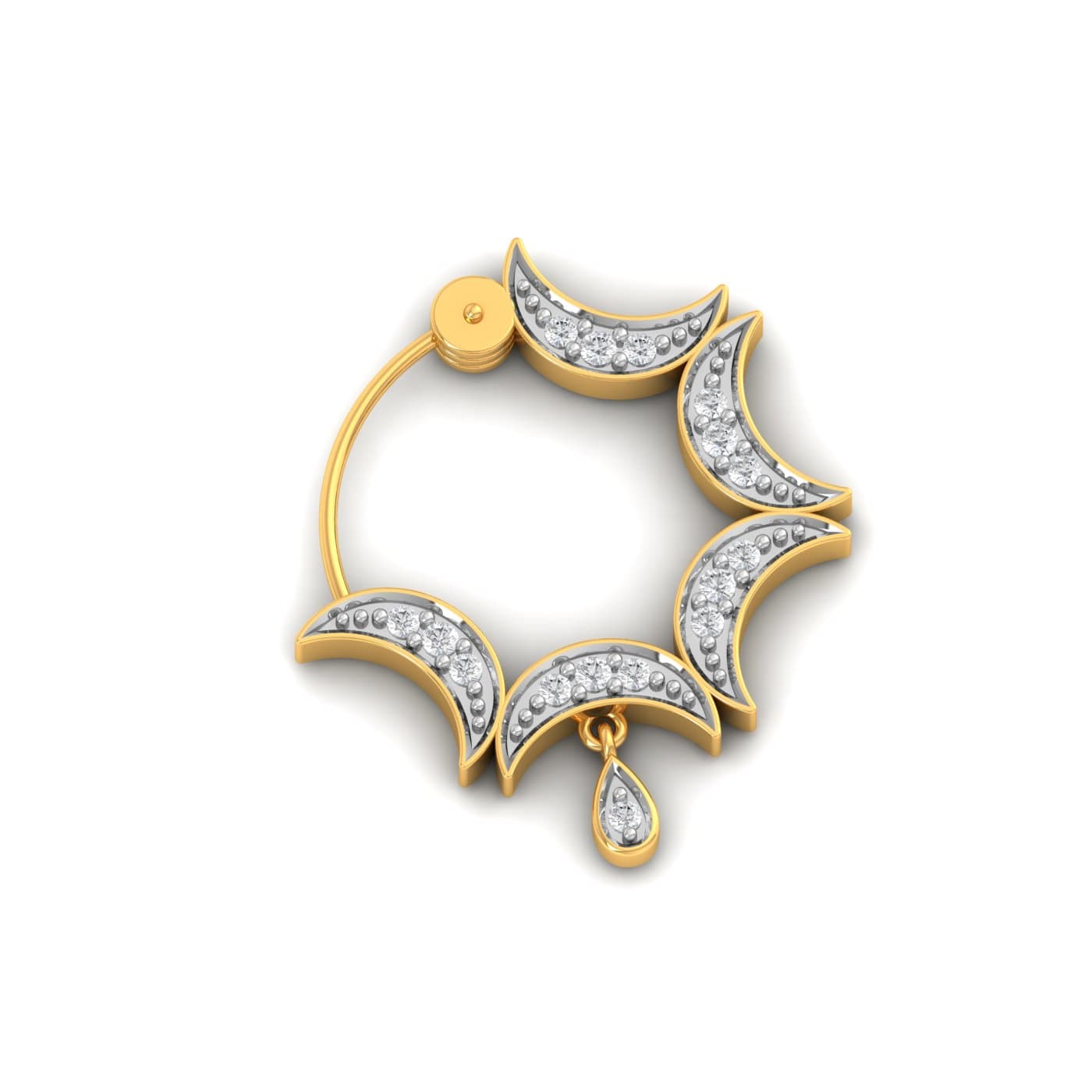 Nandani Moon Diamond Nosering