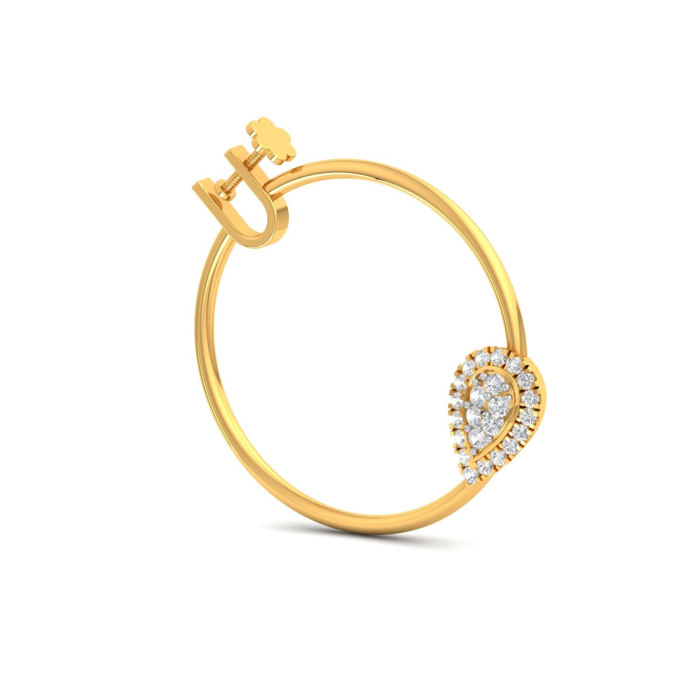 Simran Diamond Screw Nosepin
