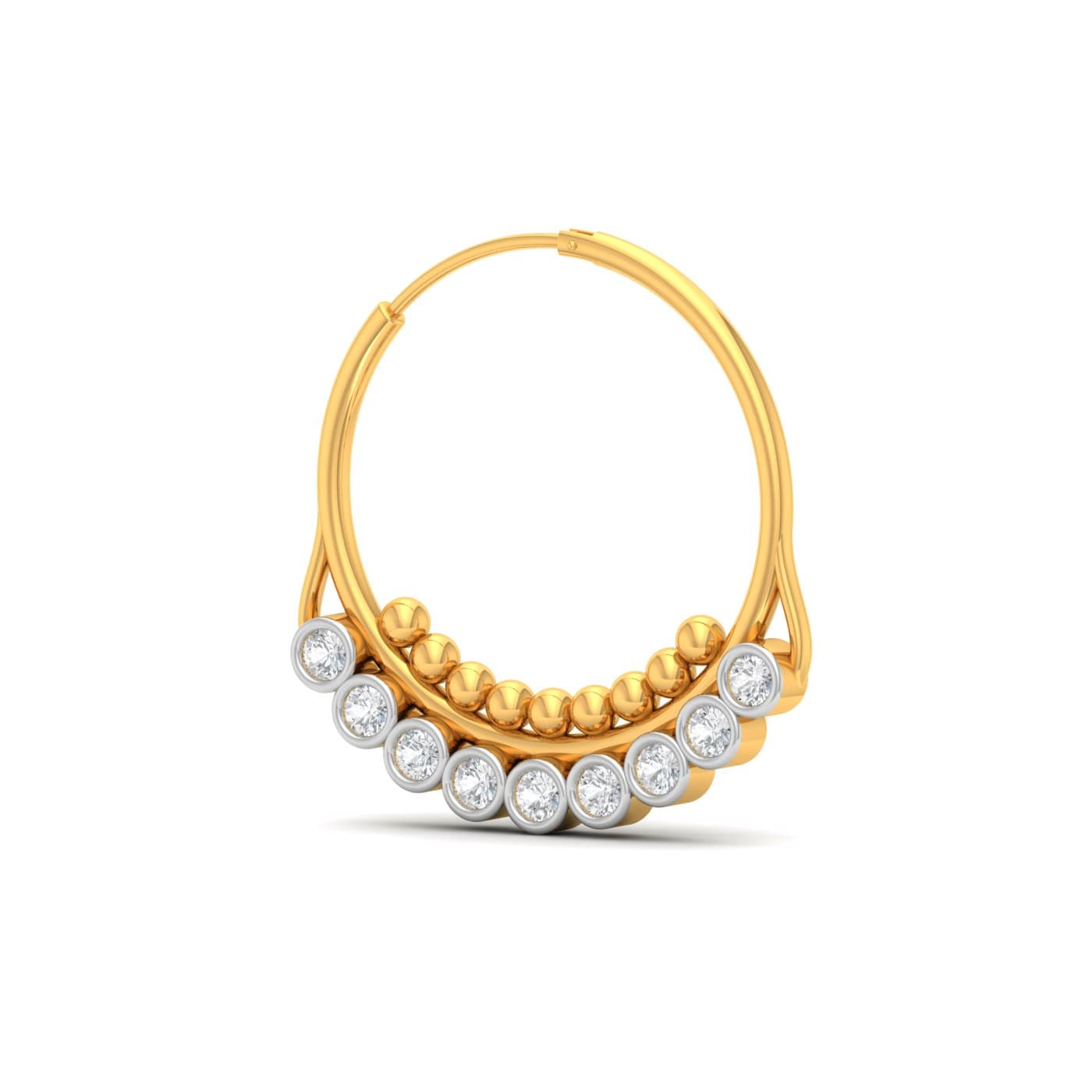 Jodha Diamond Nath Nose Ring