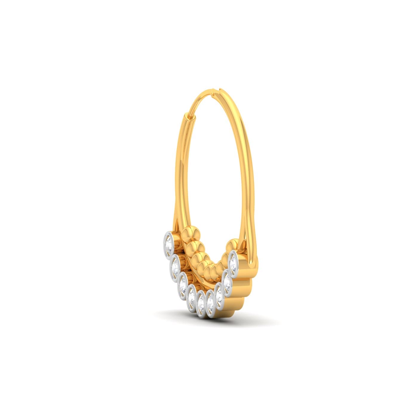 Jodha Diamond Nath Nose Ring