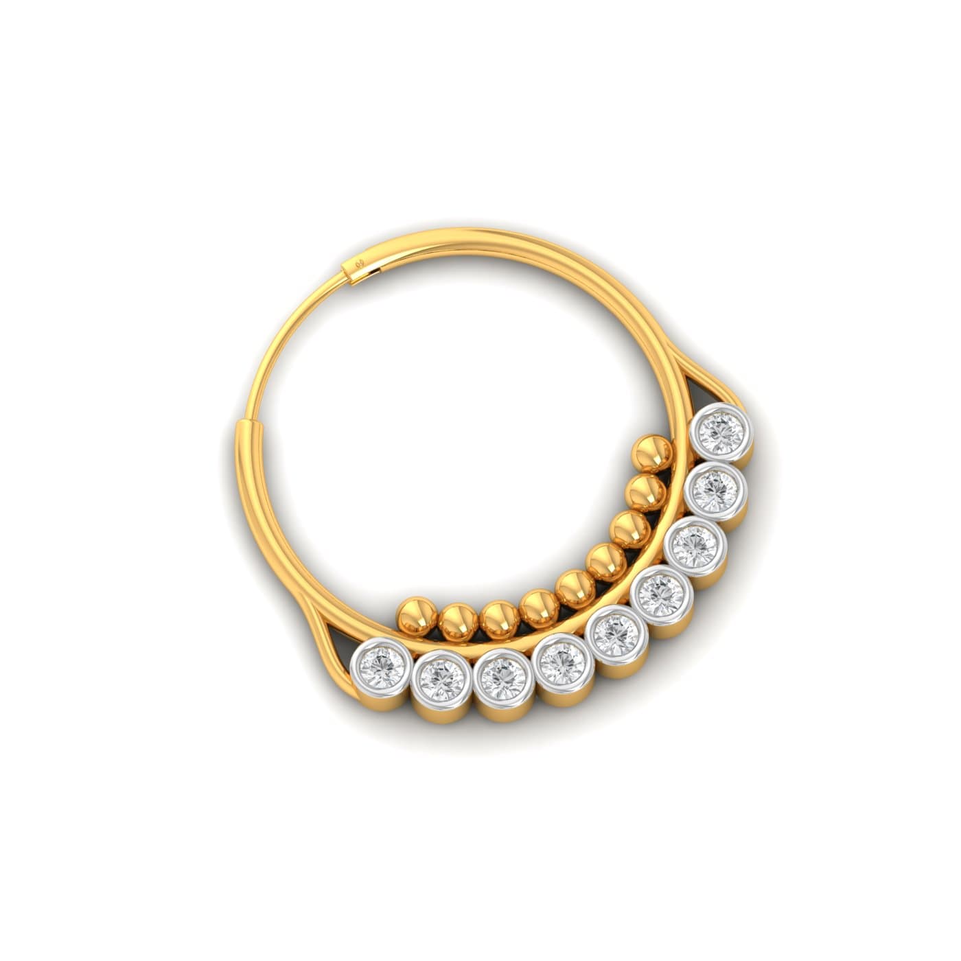 Jodha Diamond Nath Nose Ring