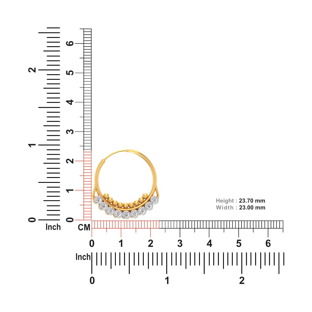 Jodha Diamond Nath Nose Ring