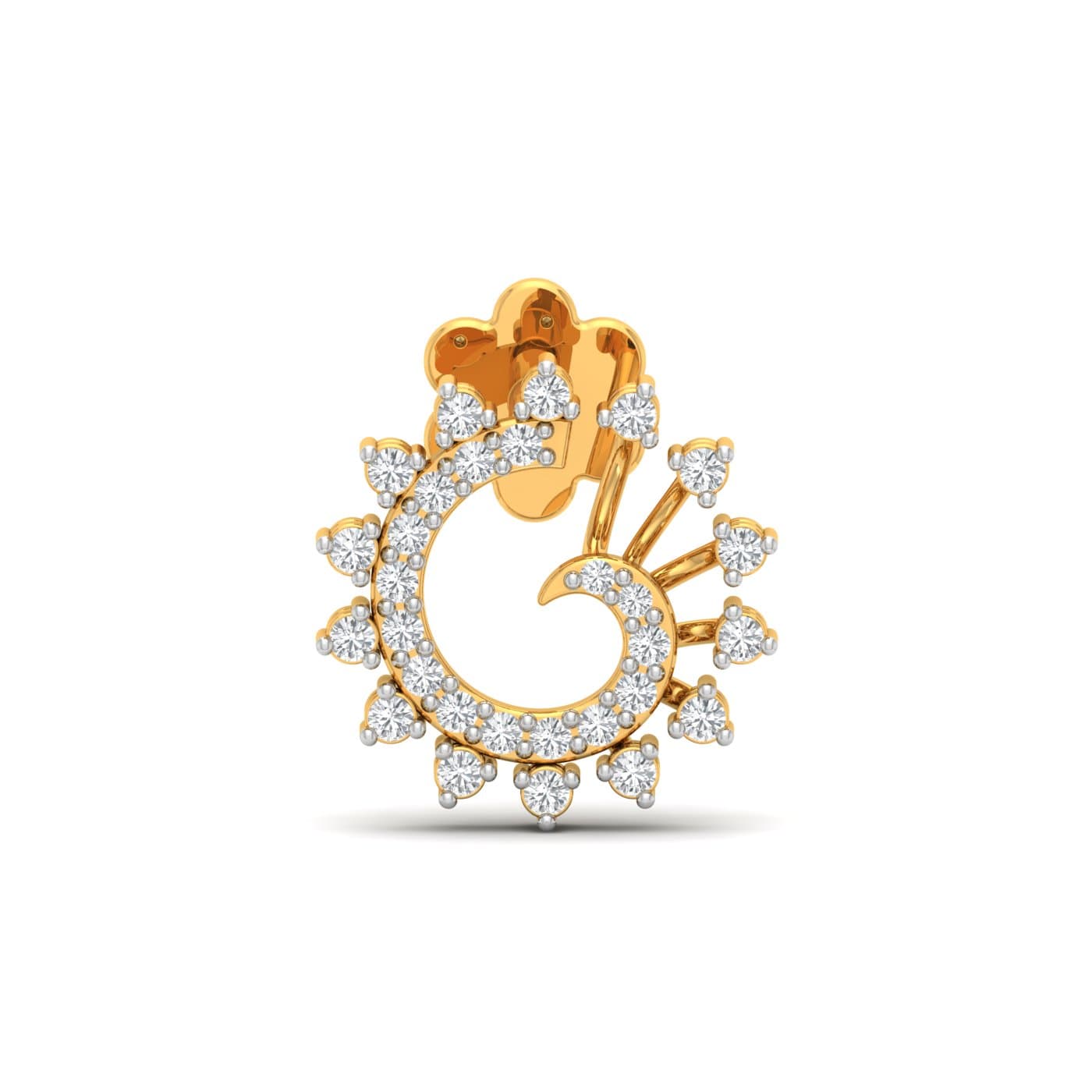 Kollywood Traditional Screw Nose Pin