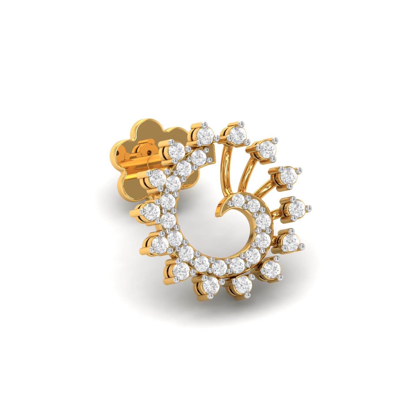 Kollywood Traditional Screw Nose Pin
