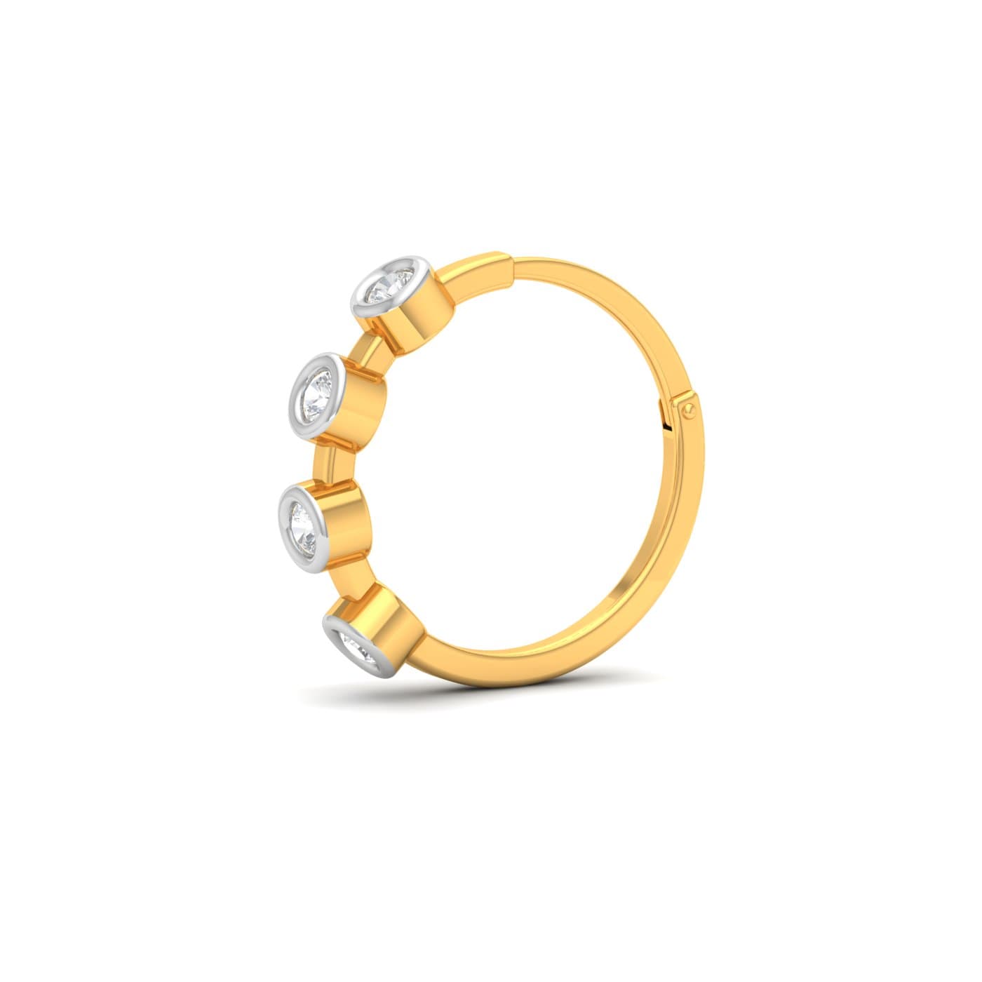 Lydia Diamond Bezel Nose Ring