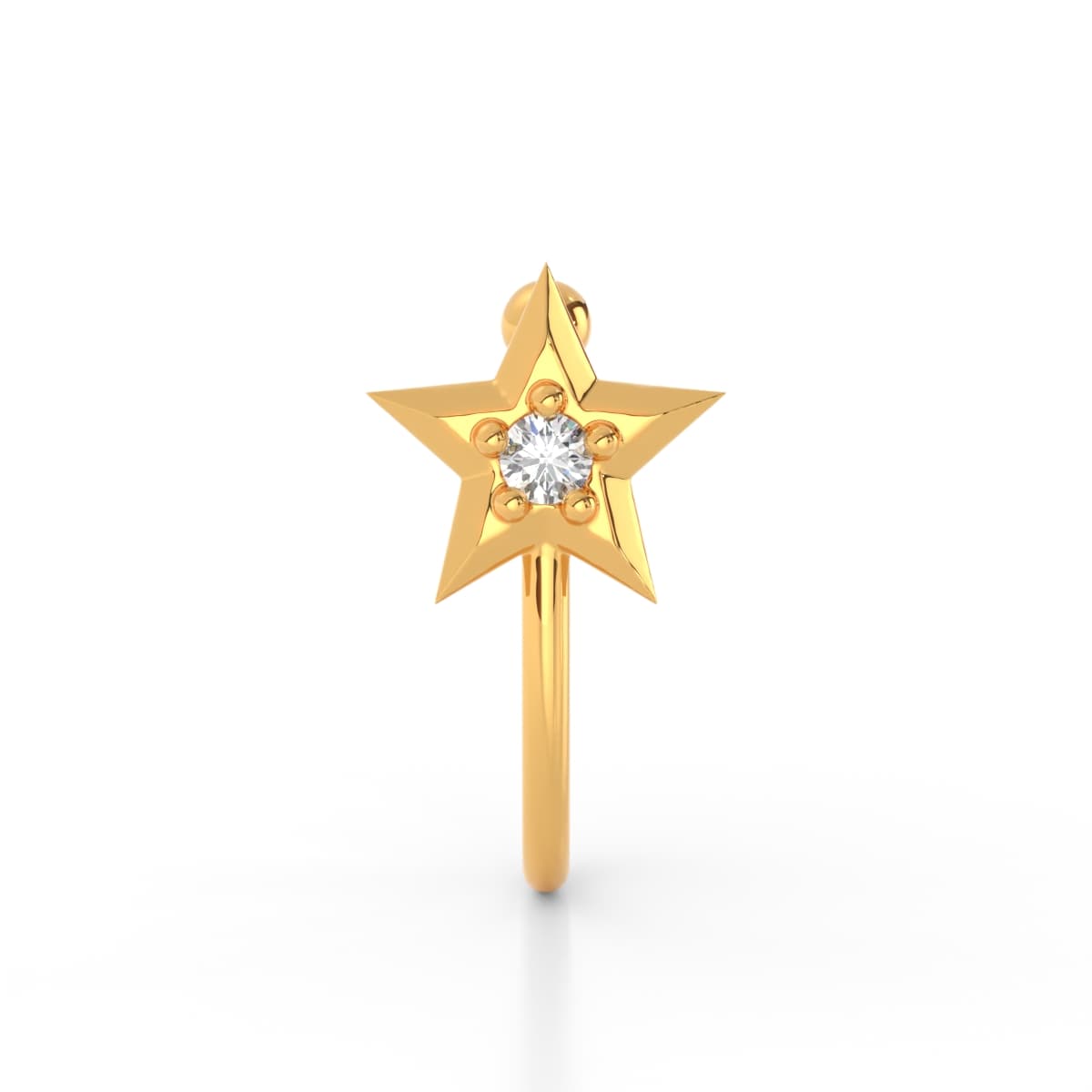 Twinkle Star Non Piercing Nose Pin