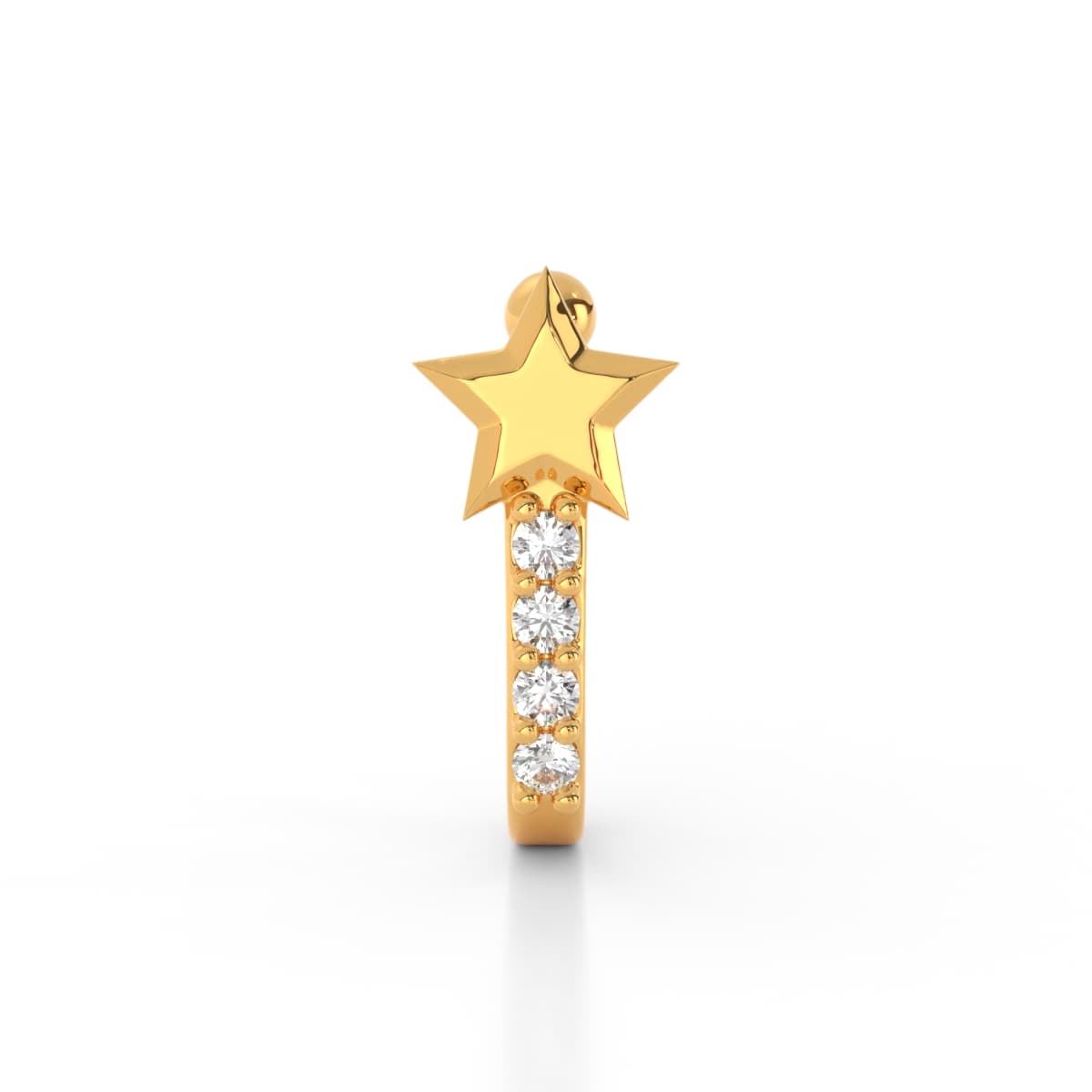 Fiore Non Piercing Nose Pin