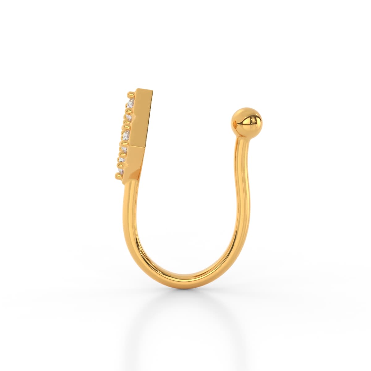 Trice Diamonds Non Piercing Nose Pin