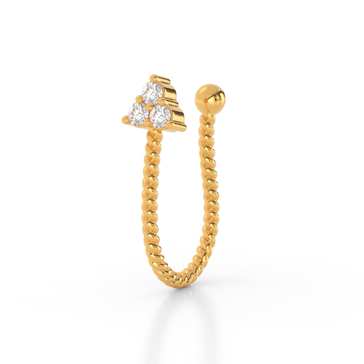 Girasol Non Piercing Nose Pin