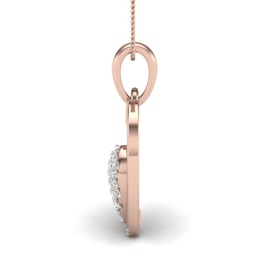 Dazzling Dual Heart Diamond Pendant