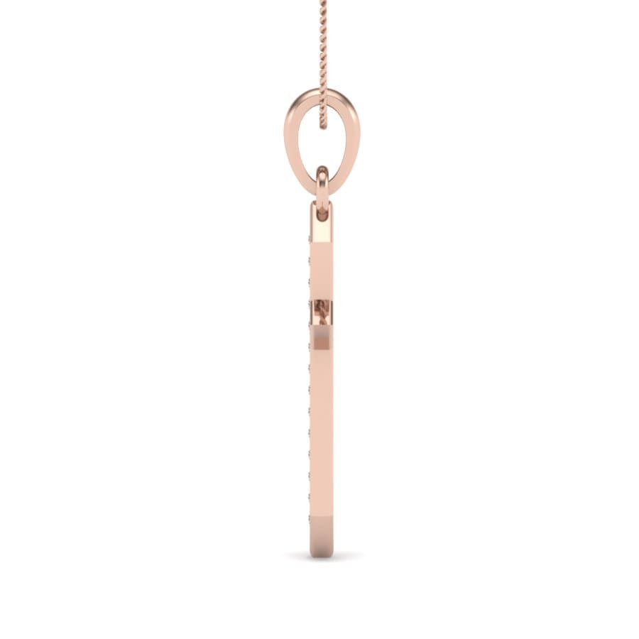 The Cross Sign Diamond Pendant