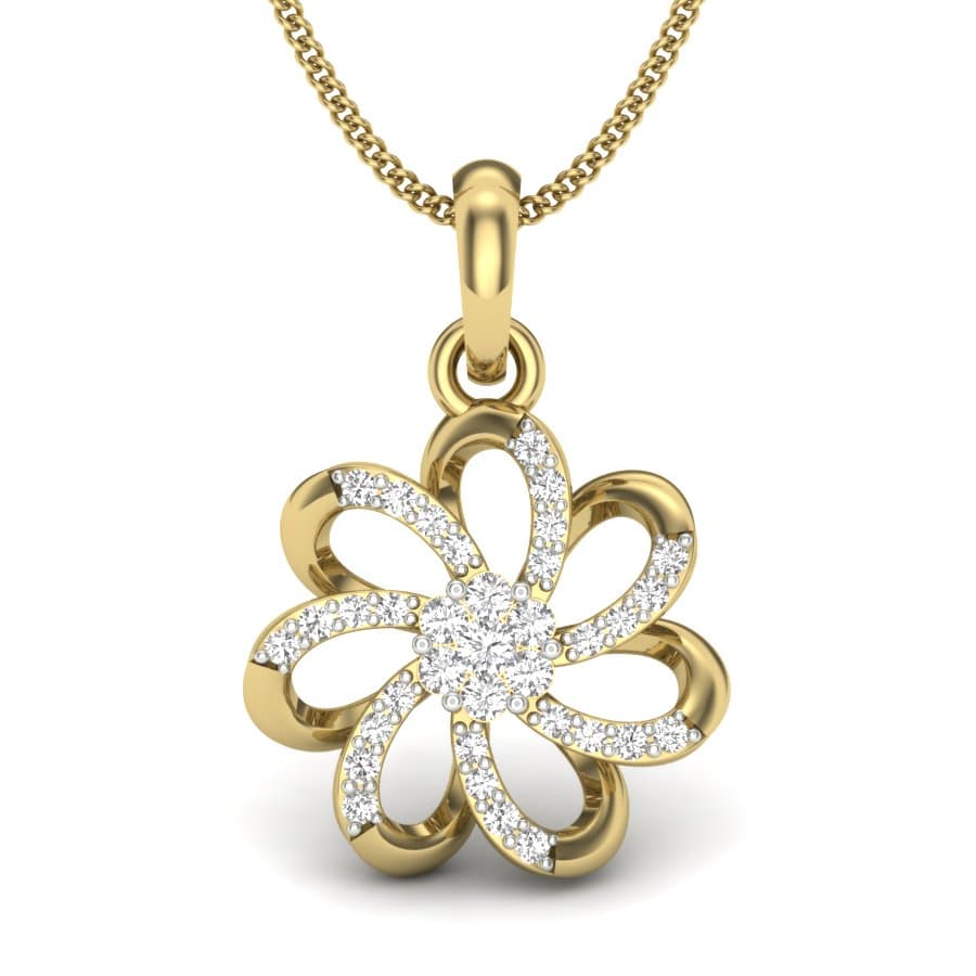 Amazing Fleur Diamond Pendant