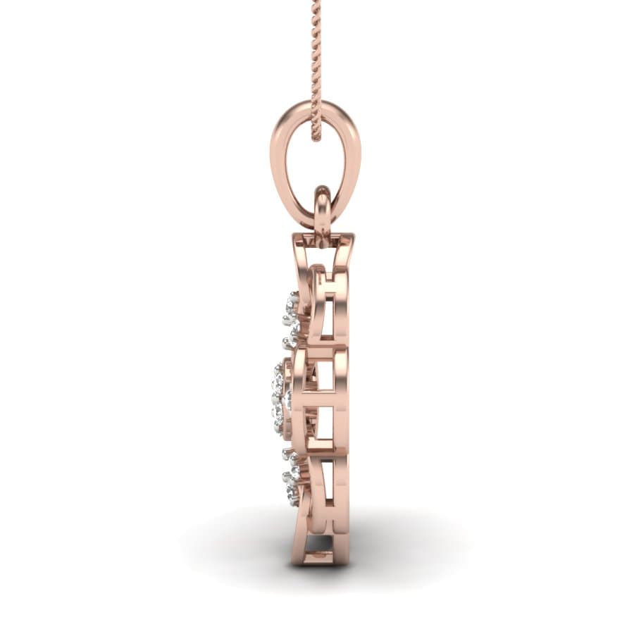 Ring Cluster Miracle Diamond Pendant