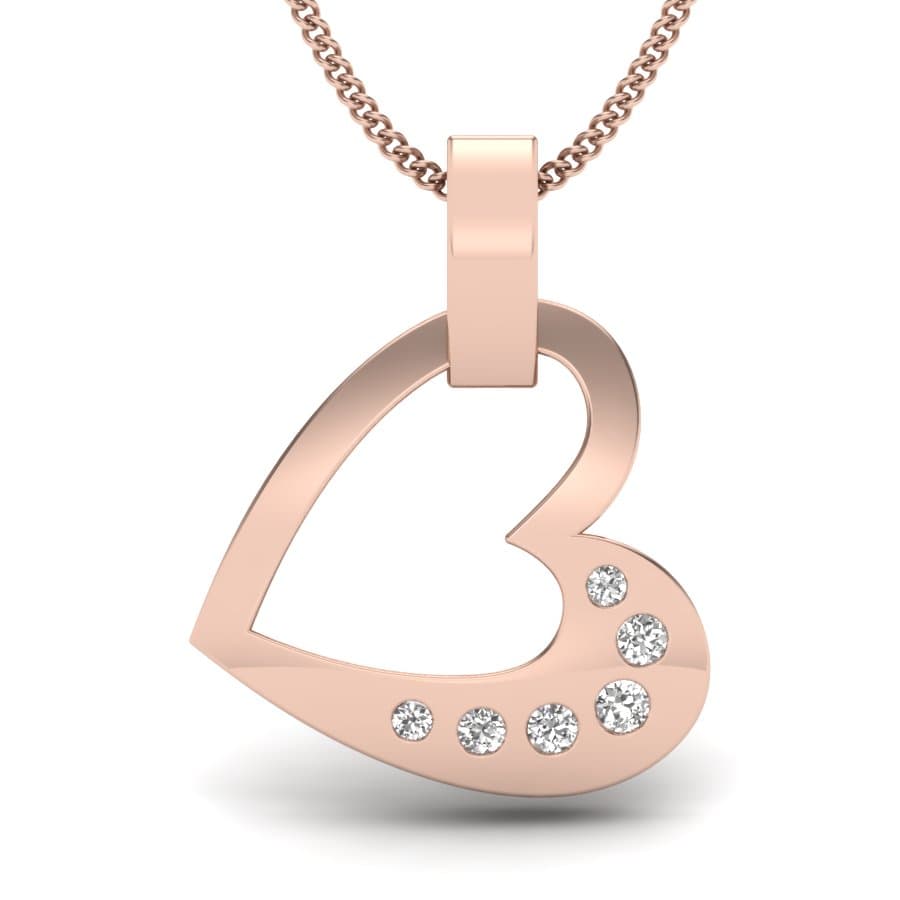 Little Heart 2 Heart Diamond Pendant