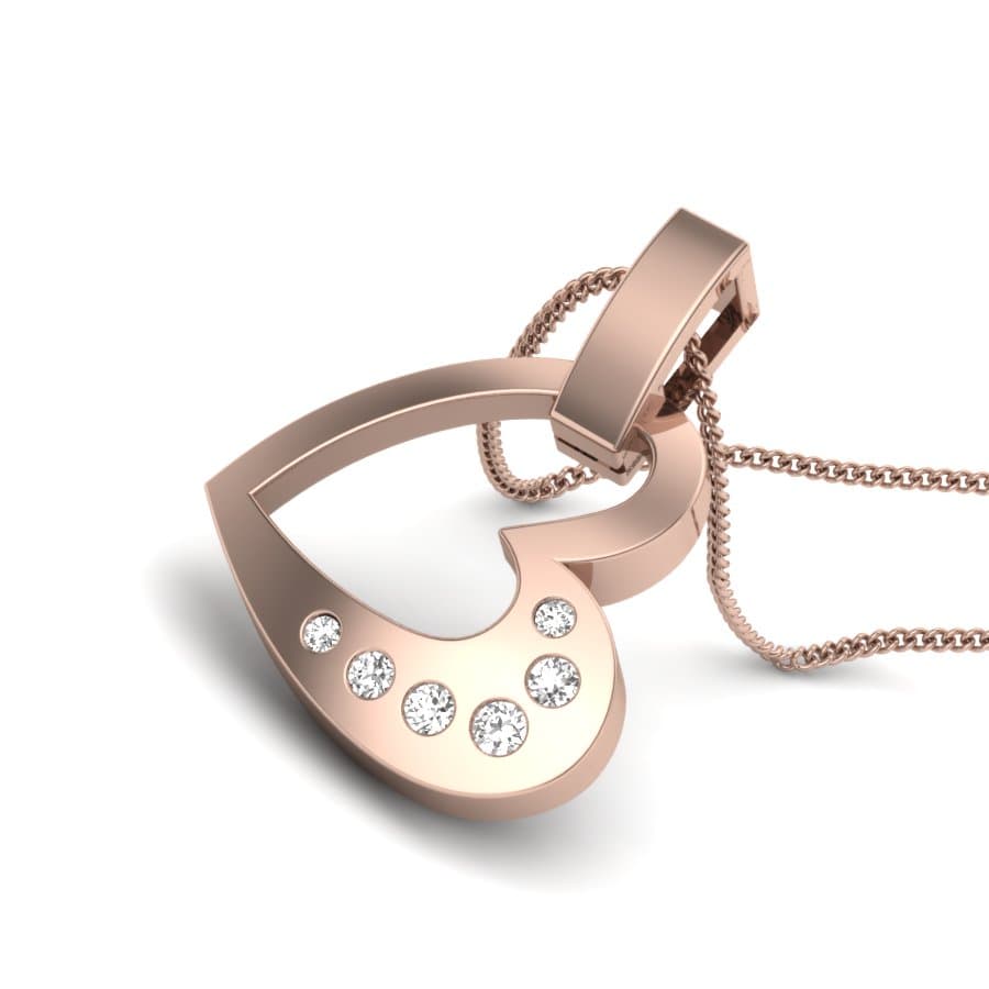 Little Heart 2 Heart Diamond Pendant
