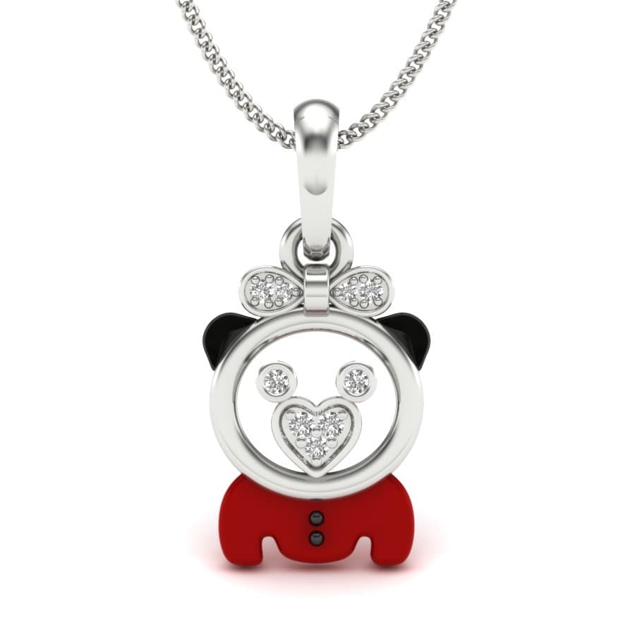 Teddy Diamond Pendant