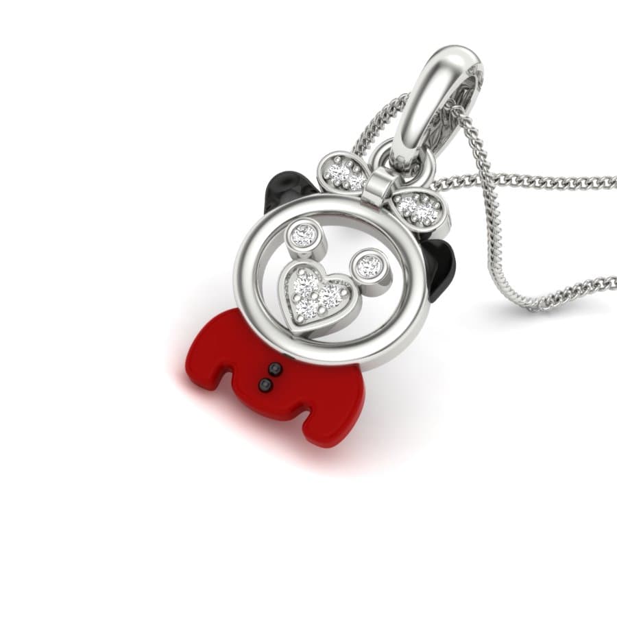 Teddy Diamond Pendant