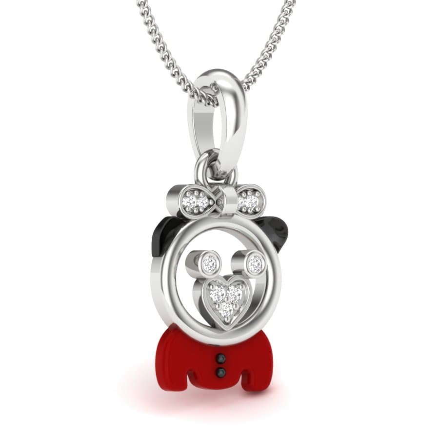 Teddy Diamond Pendant