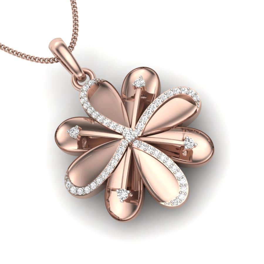 Tia Bloom Diamond Pendant