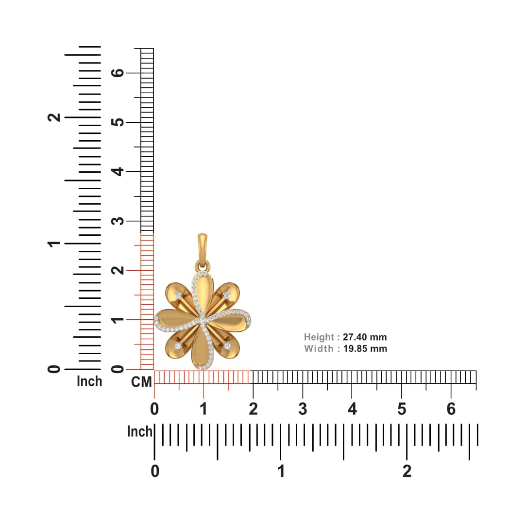 Tia Bloom Diamond Pendant