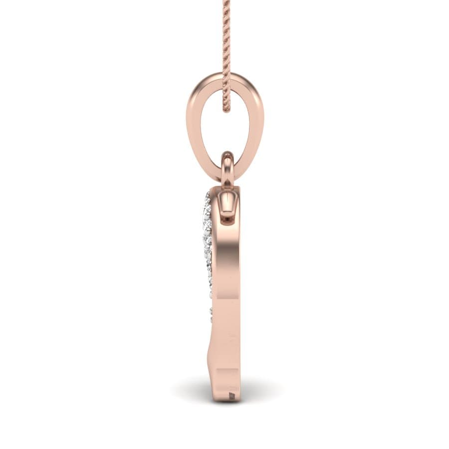 Bloom Dolphin Diamond Pendant