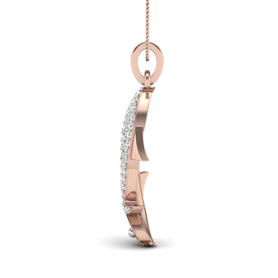 Dual Pesce Diamond Pendant